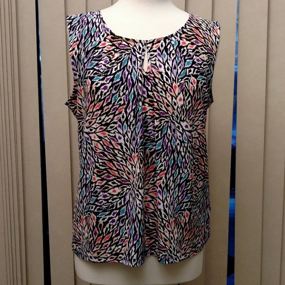 Kasper Sleeveless Top EUC